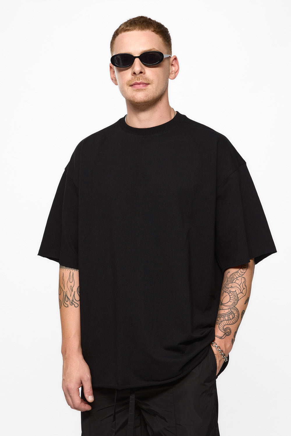 Biały Oversize T-shirt