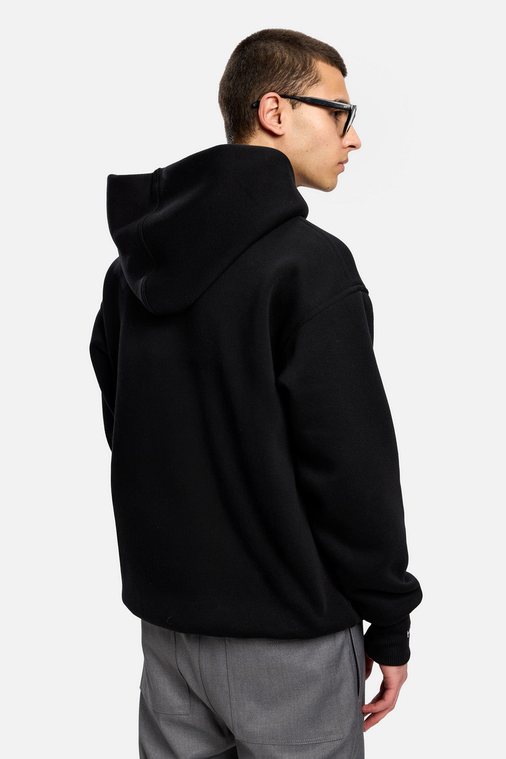 Calm printed fleece Hoodie