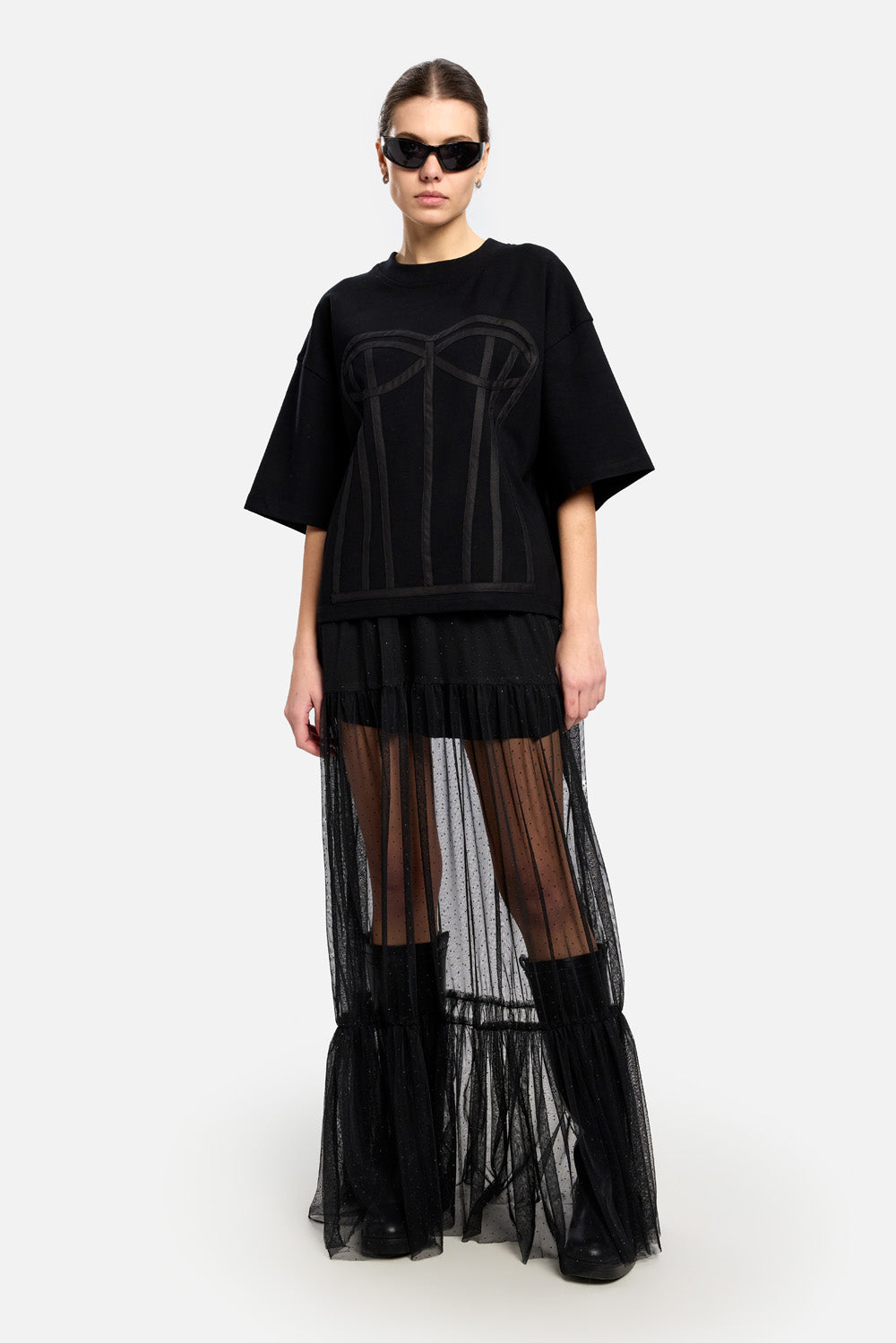 Kora Stitched Corset T-shirt
