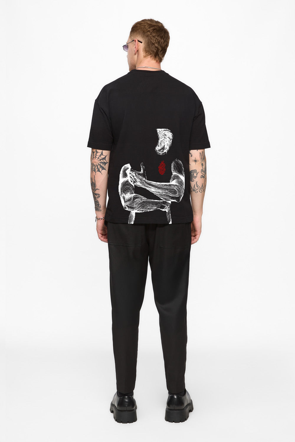 Tricou alb cu imprimeu Riyad