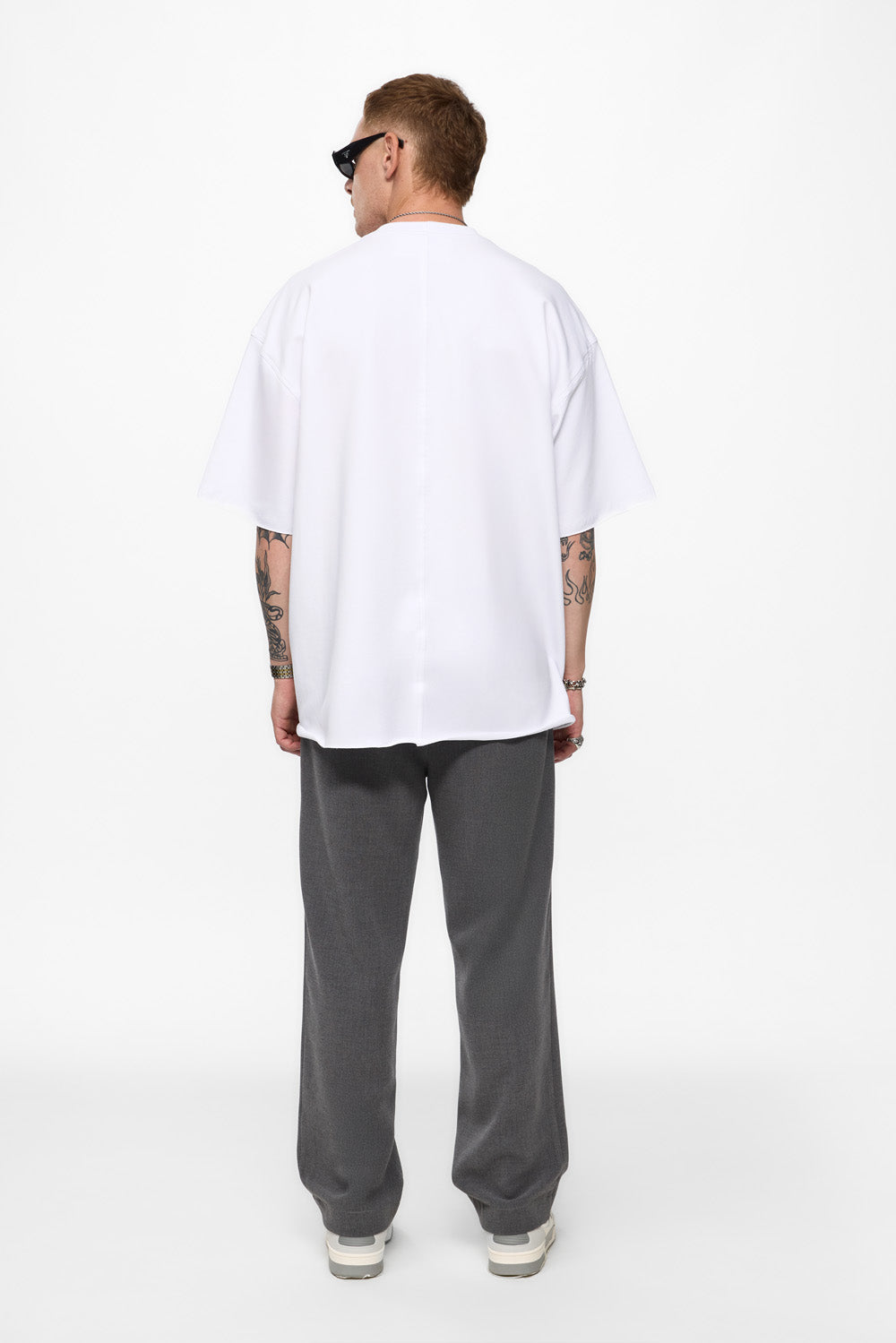 Biały Oversize T-shirt