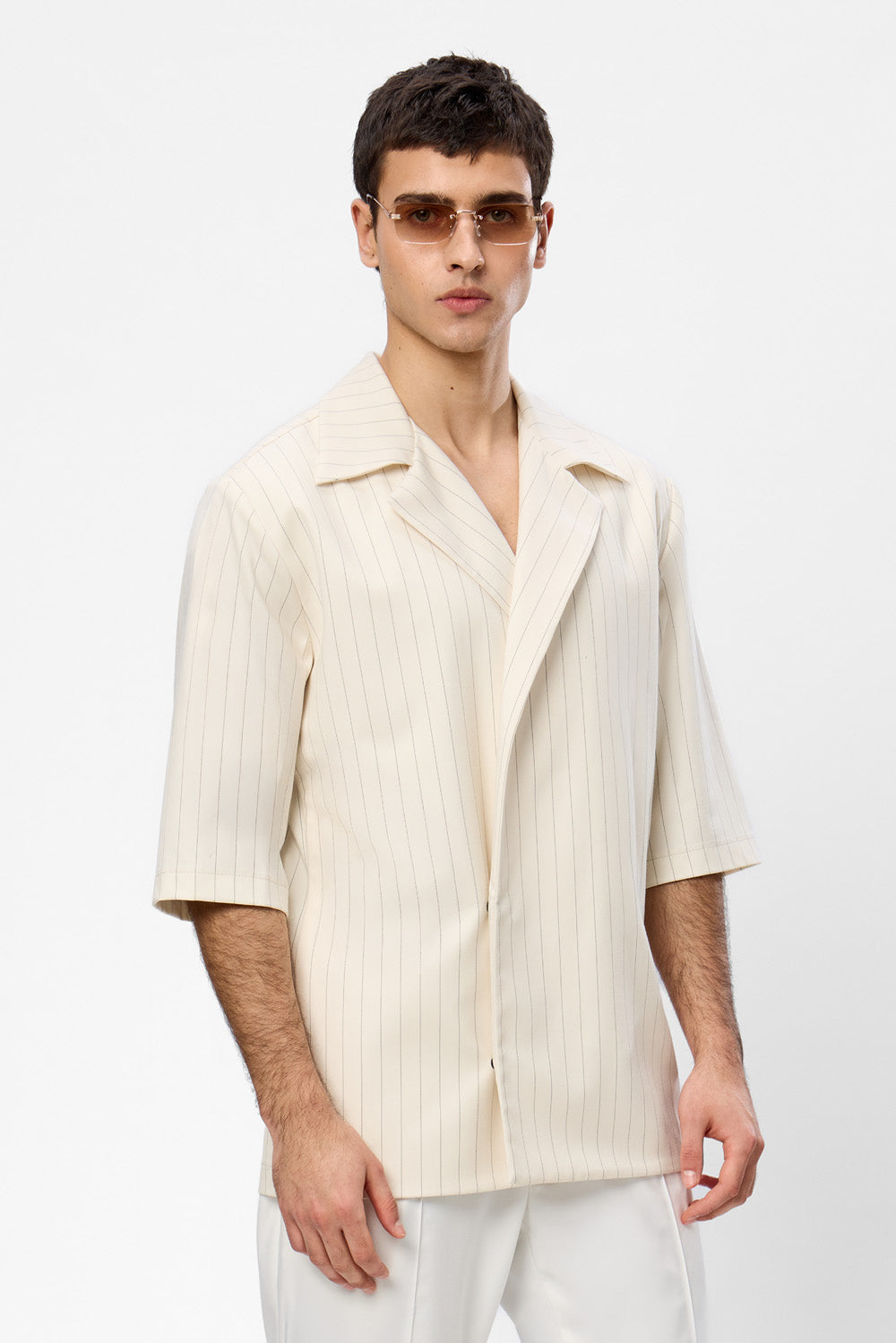 Riviera Vanilla with stripes Cloth Jacket