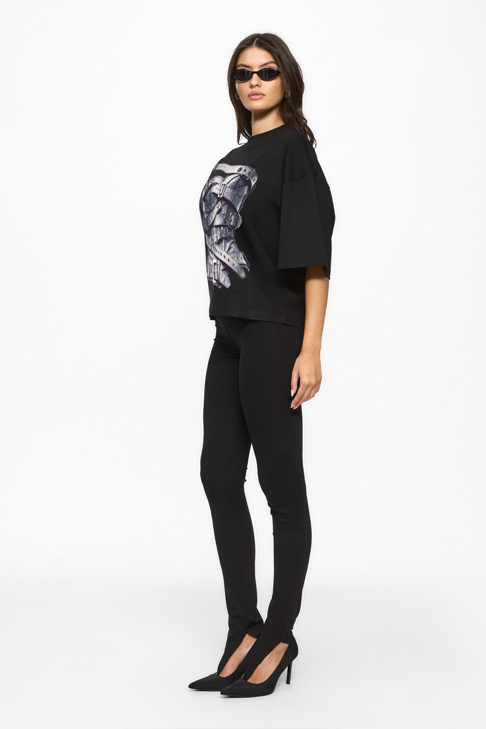 Charmante drukowana koszulka w kolorze Off-White W