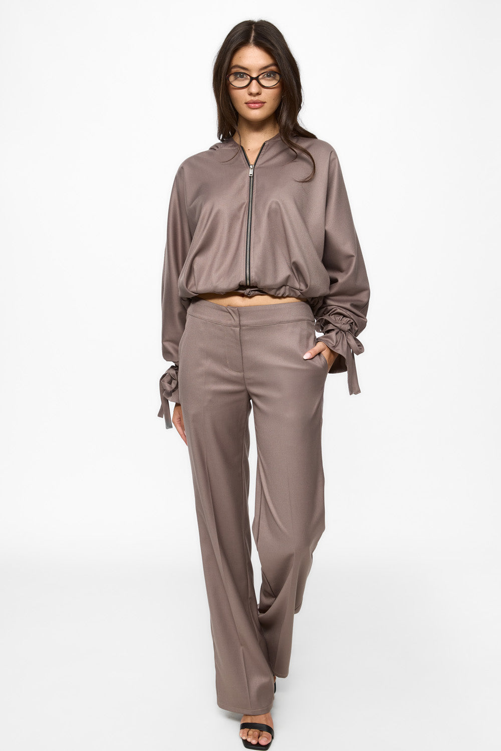 Swan Beige Cloth Pants