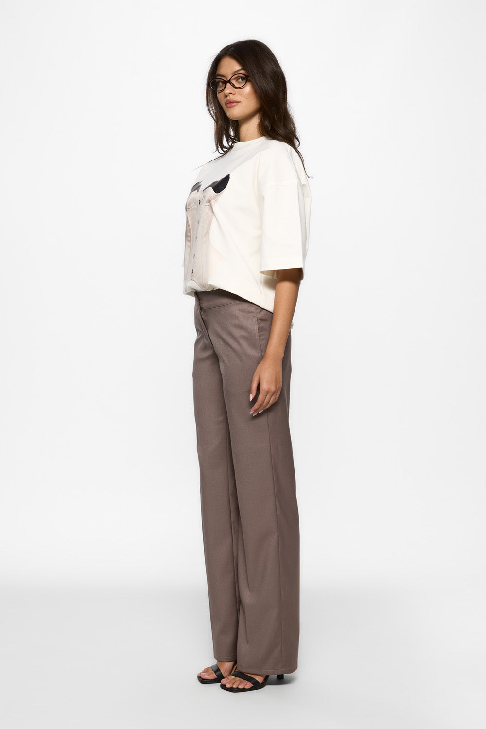 Ivory printed Off-White T-shirt