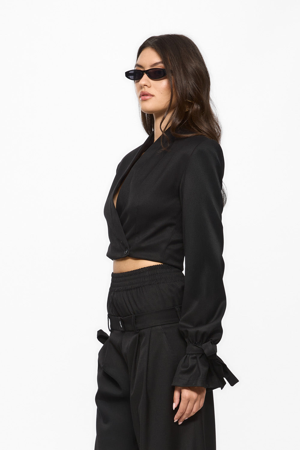 Kyoto Black Cloth Cardigan