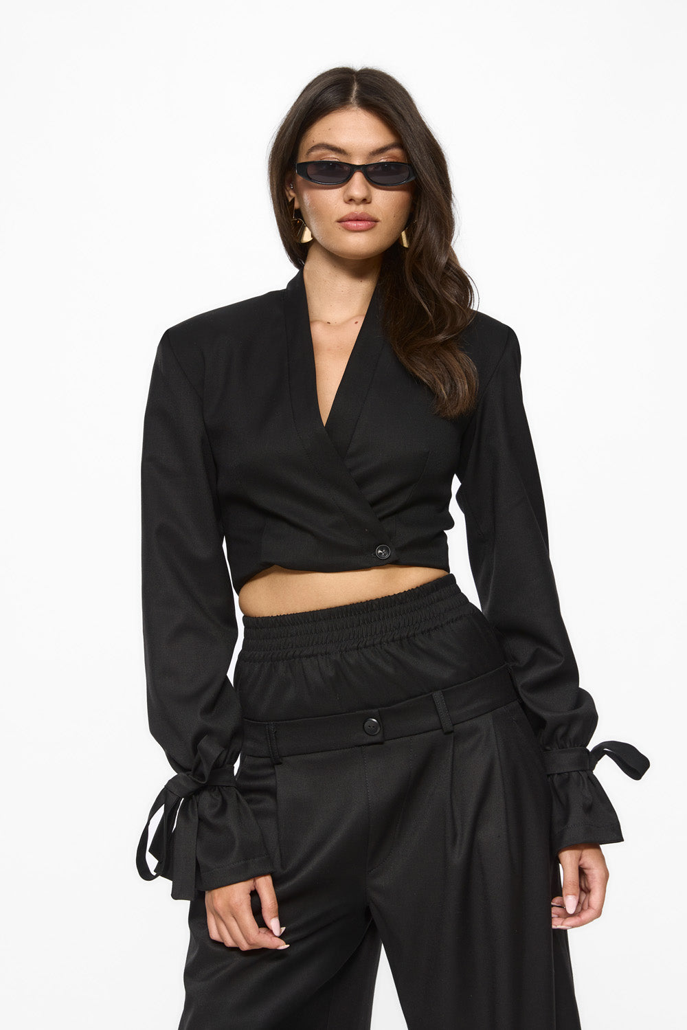 Kyoto Black Cloth Cardigan