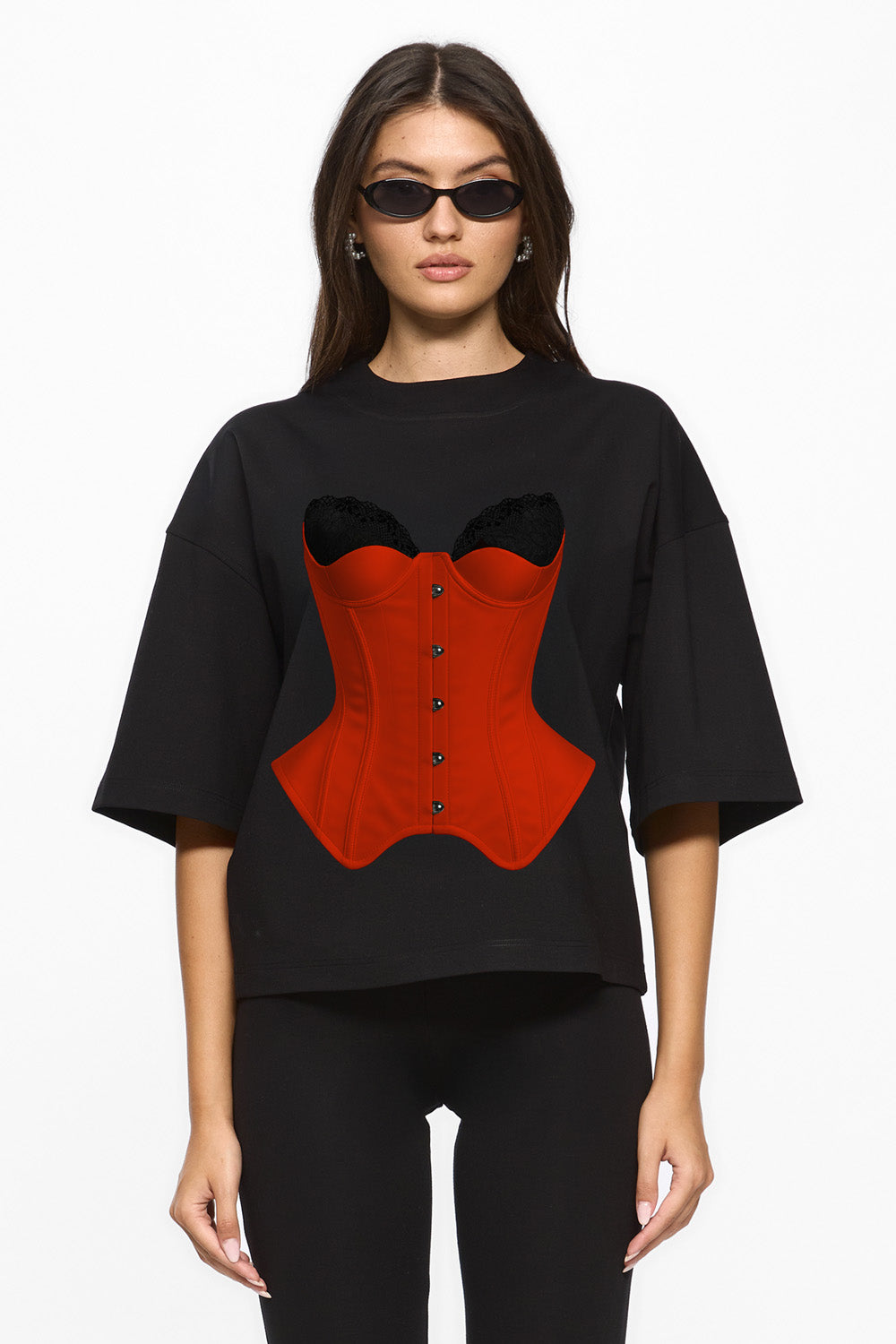 Charmante drukowana koszulka w kolorze Off-White W