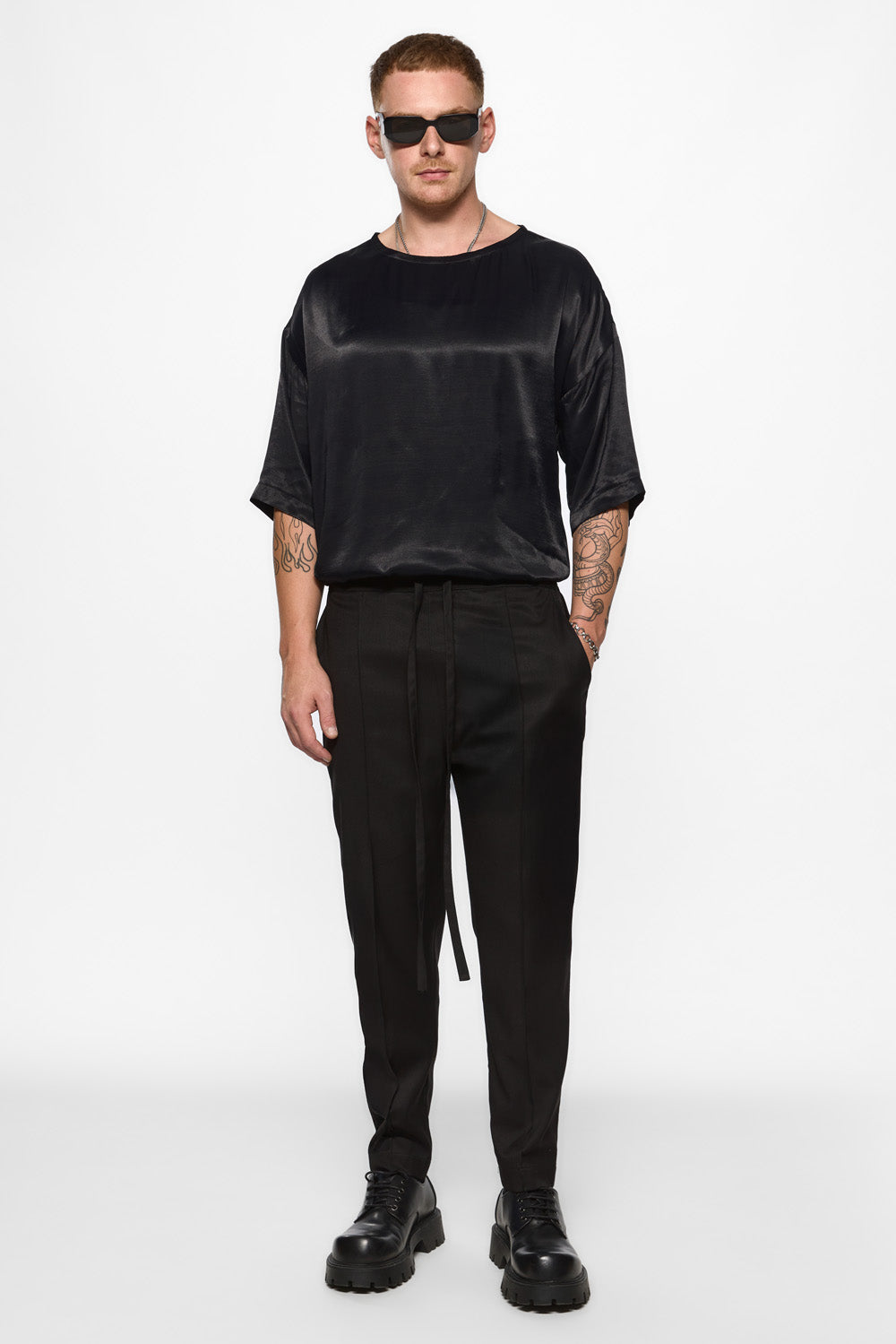 Thom viscose black T-shirt
