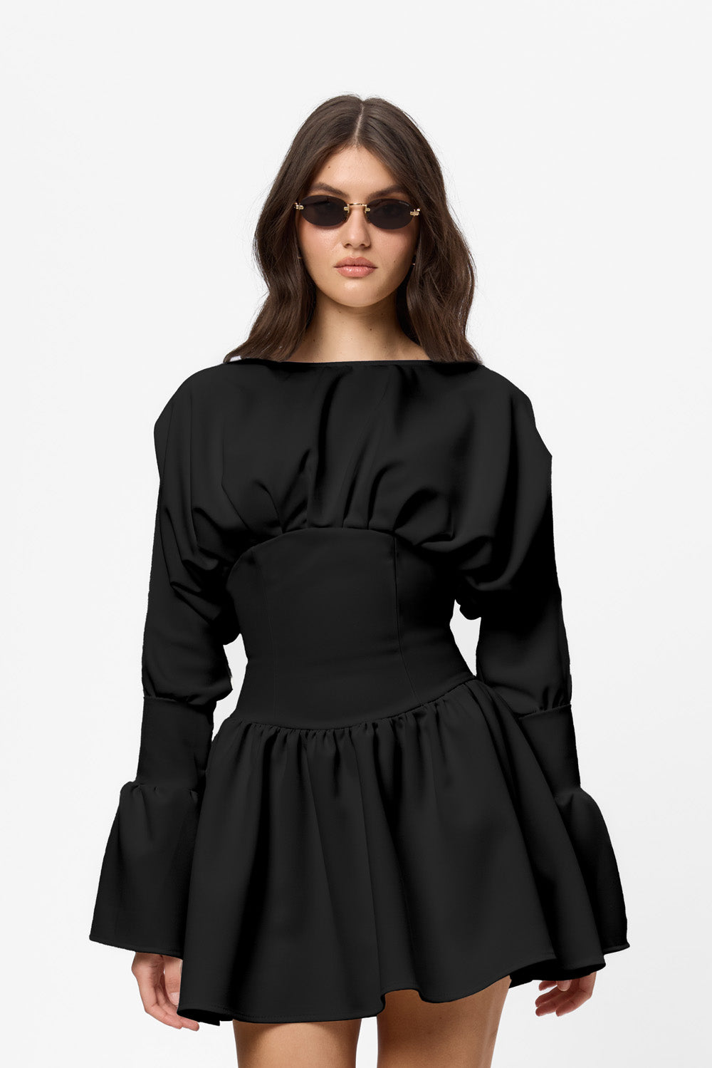 Nyssa Cloth off-white Dress