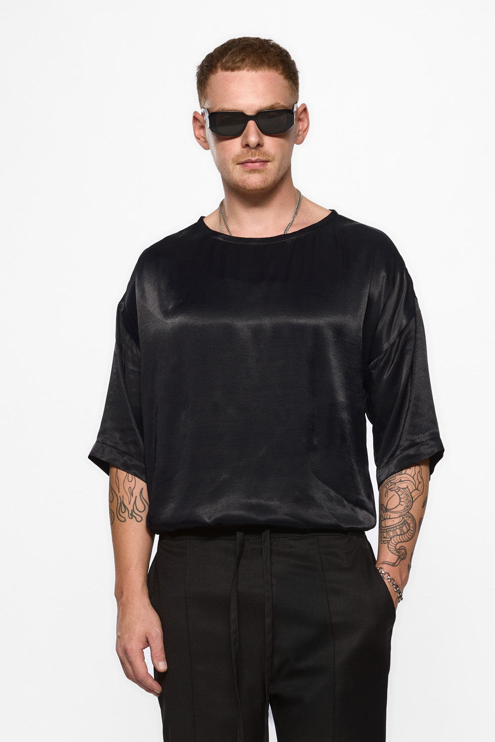 Thom viscose black T-shirt