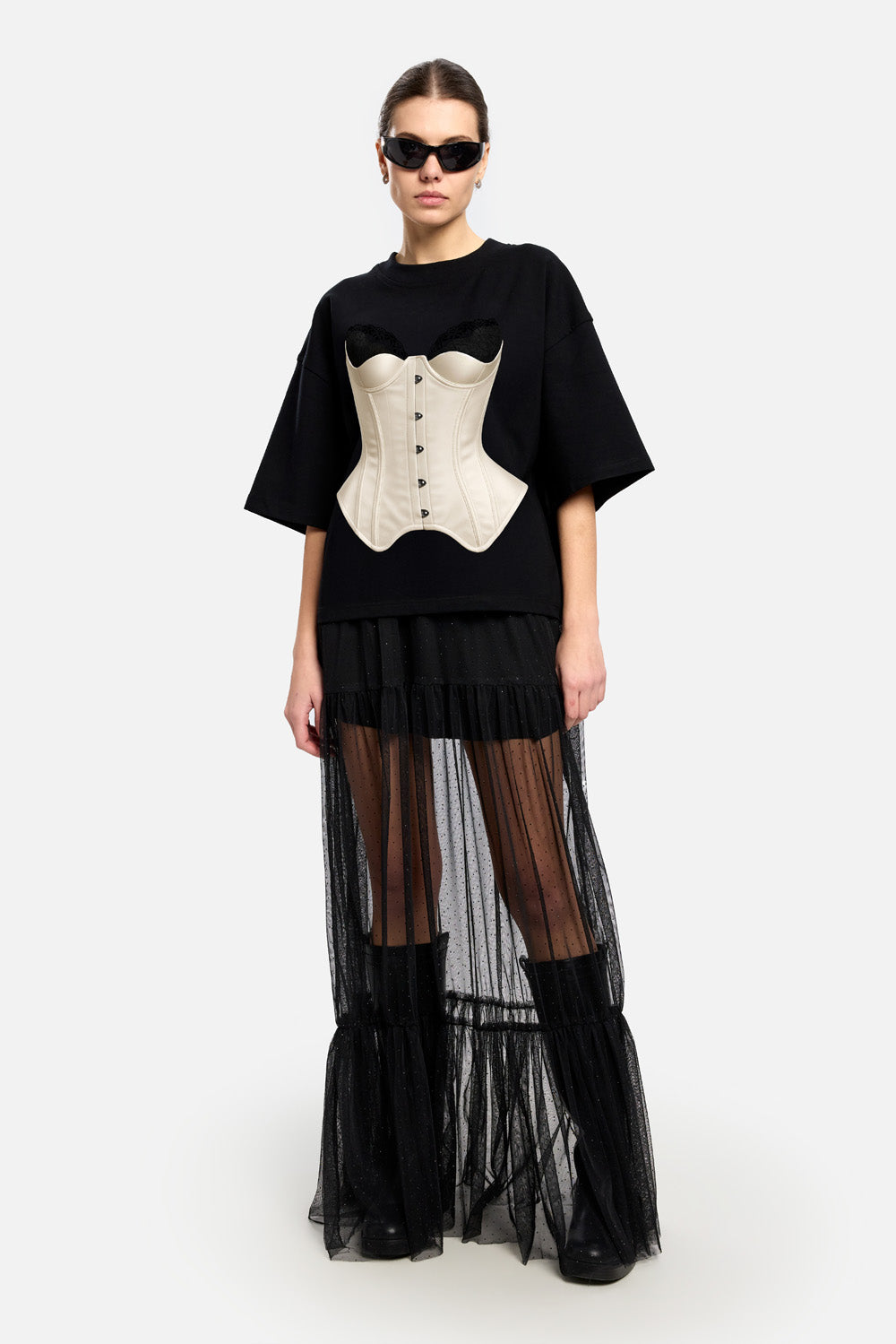 Charmante drukowana koszulka w kolorze Off-White W