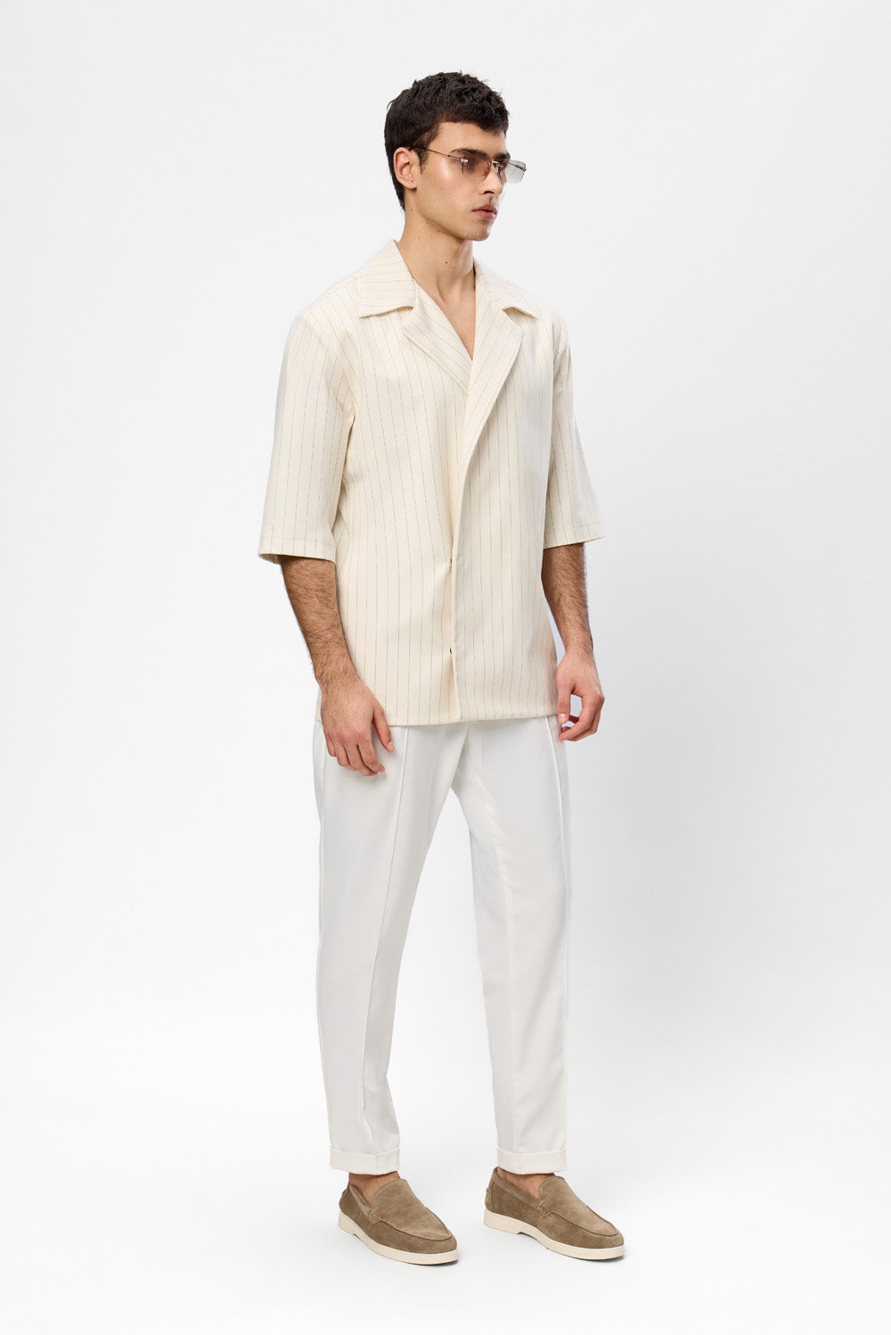 Riviera Vanilla with stripes Cloth Jacket