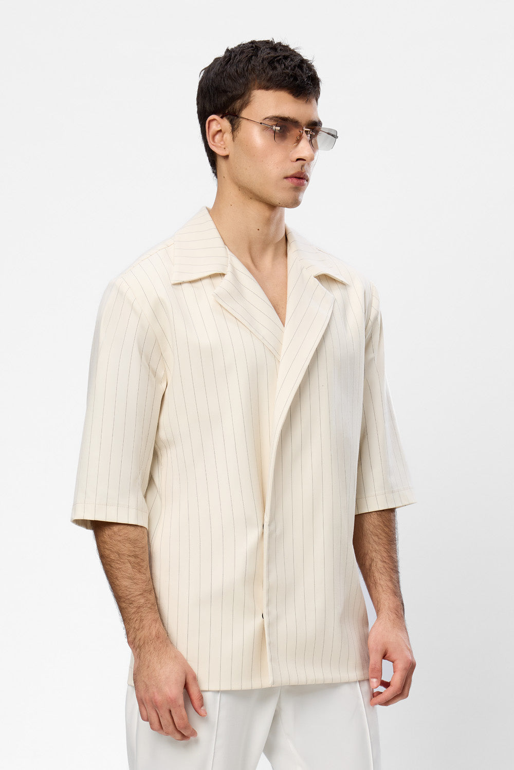 Riviera Vanilla with stripes Cloth Jacket