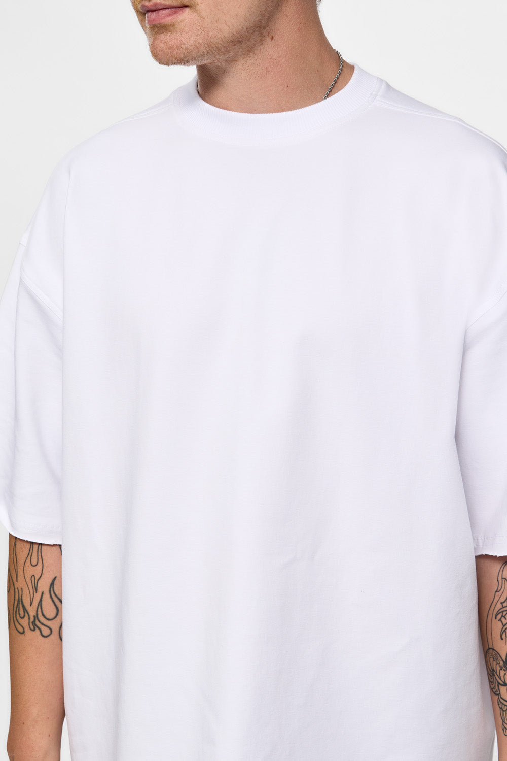 Biały Oversize T-shirt