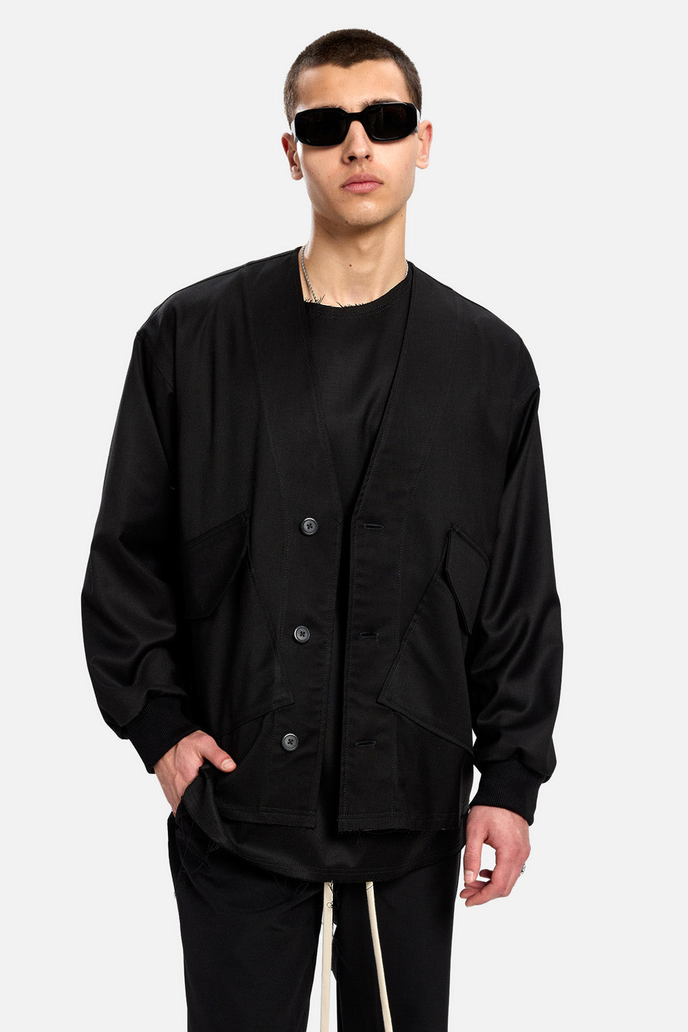 Thom Black Cardigan