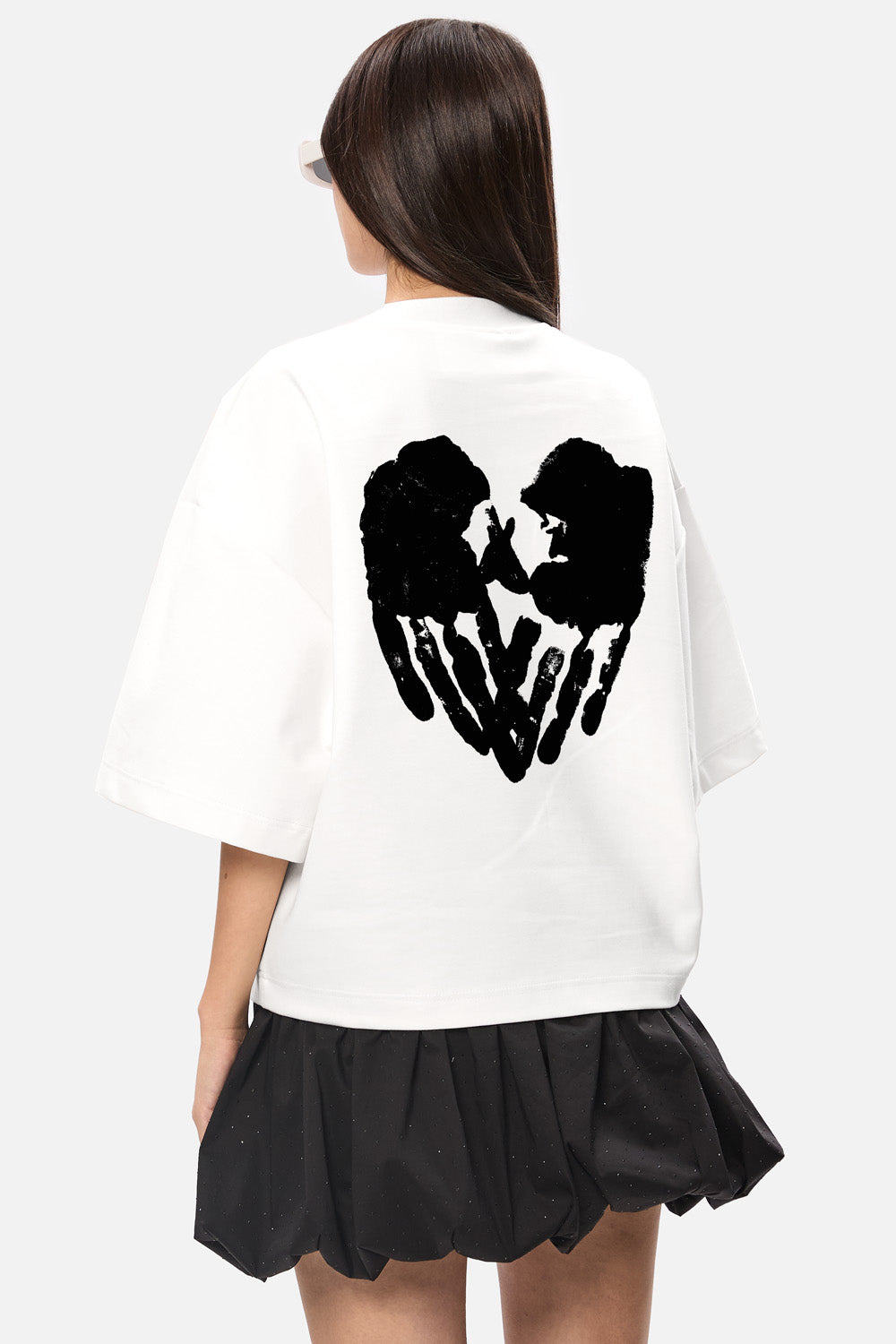 Charmante drukowana koszulka w kolorze Off-White W