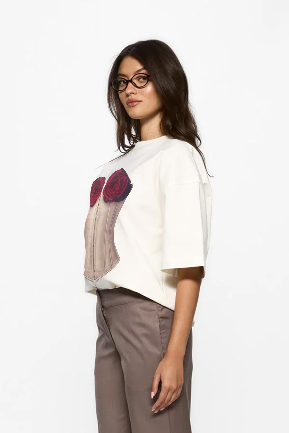 Vanilla printed off-white t-shirt