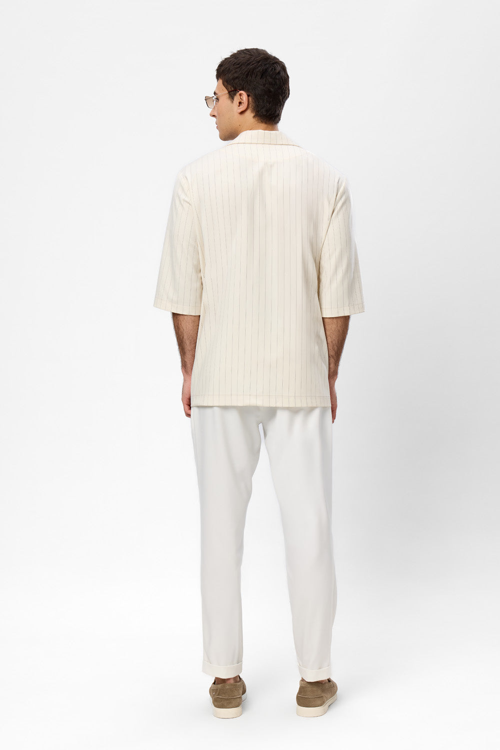 Riviera Vanilla with stripes Cloth Jacket