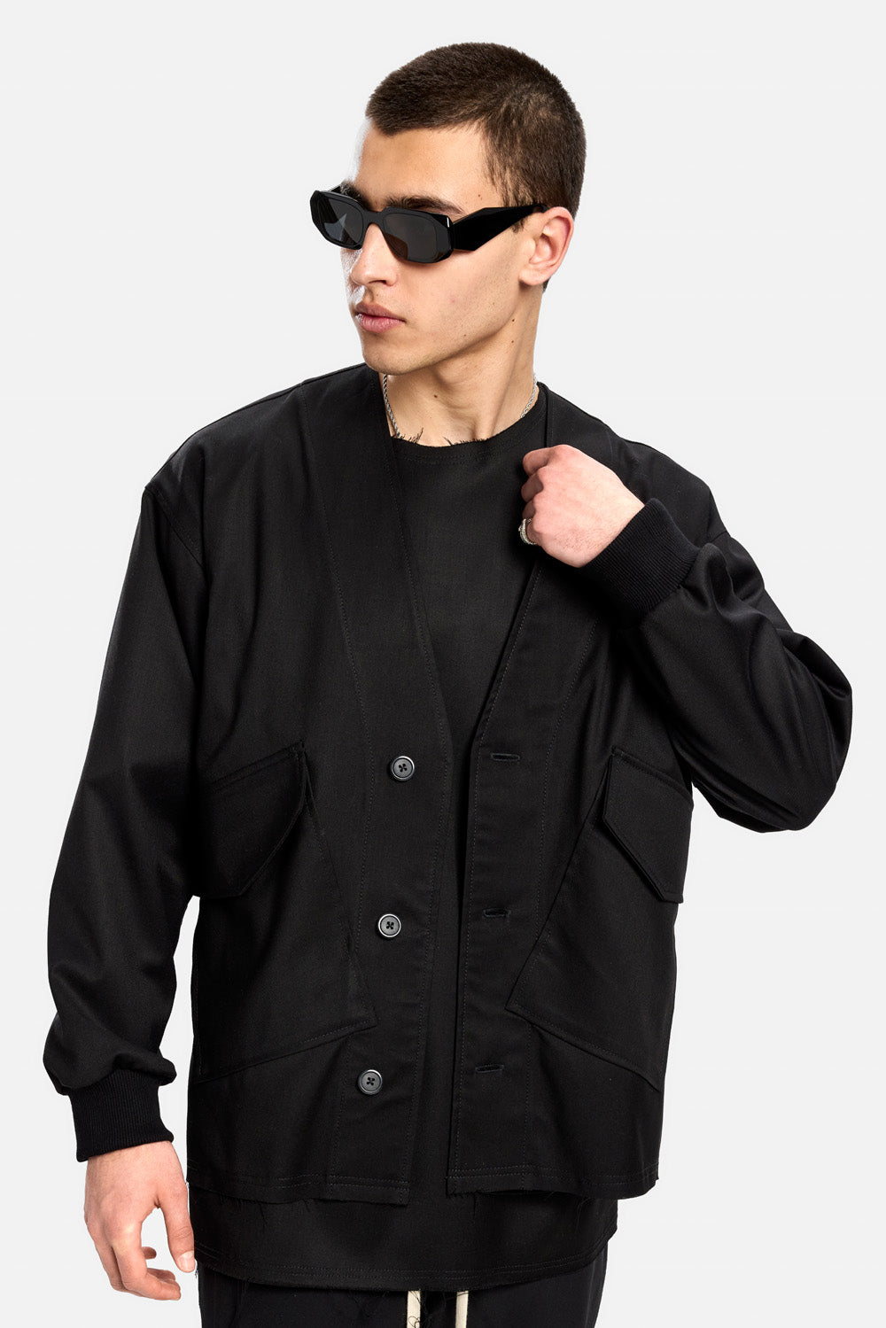 Thom Black Cardigan