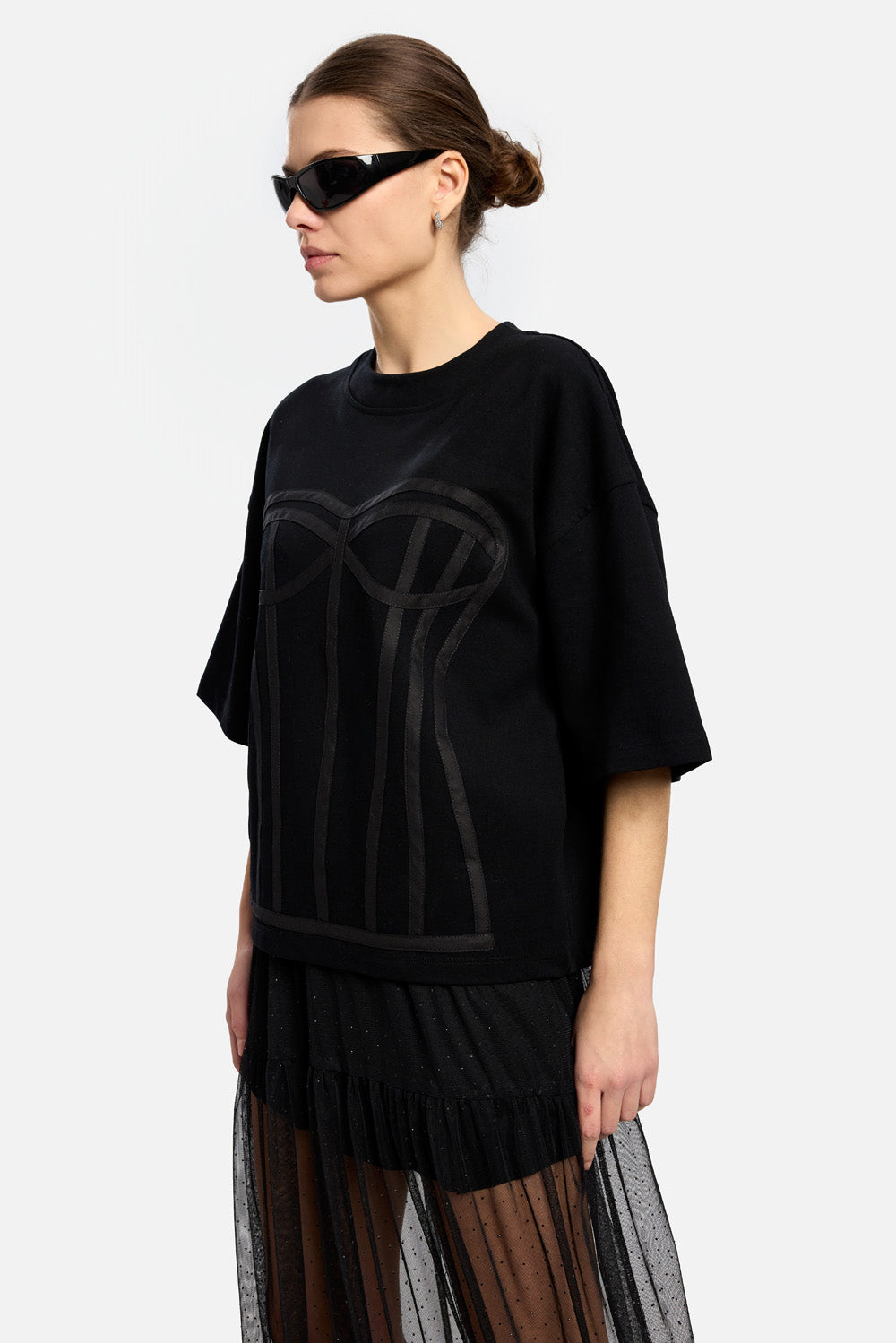 Kora Stitched Corset T-shirt