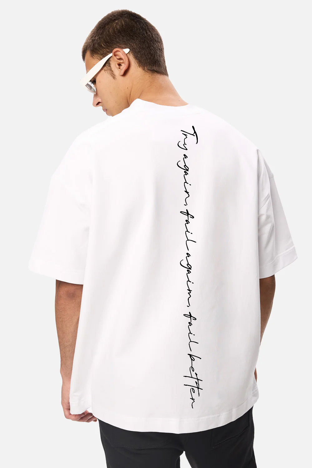 Ky Printed White T-Shirt