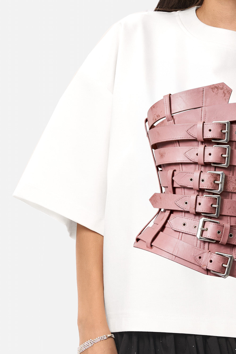 Pink belt printed Off-White T-Shirt