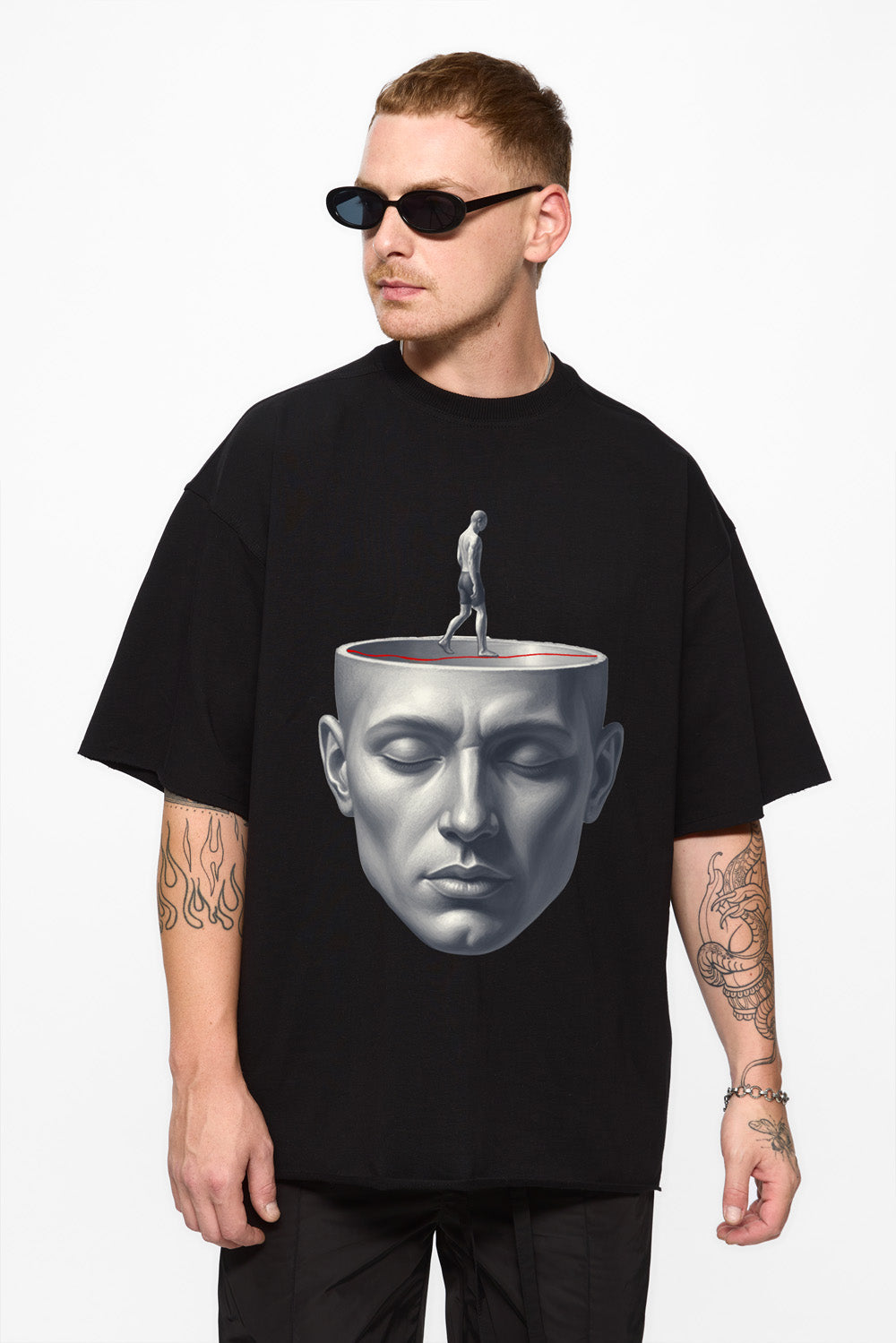 Biały Oversize T-shirt