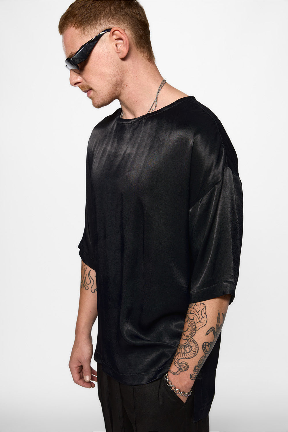 Thom viscose black T-shirt