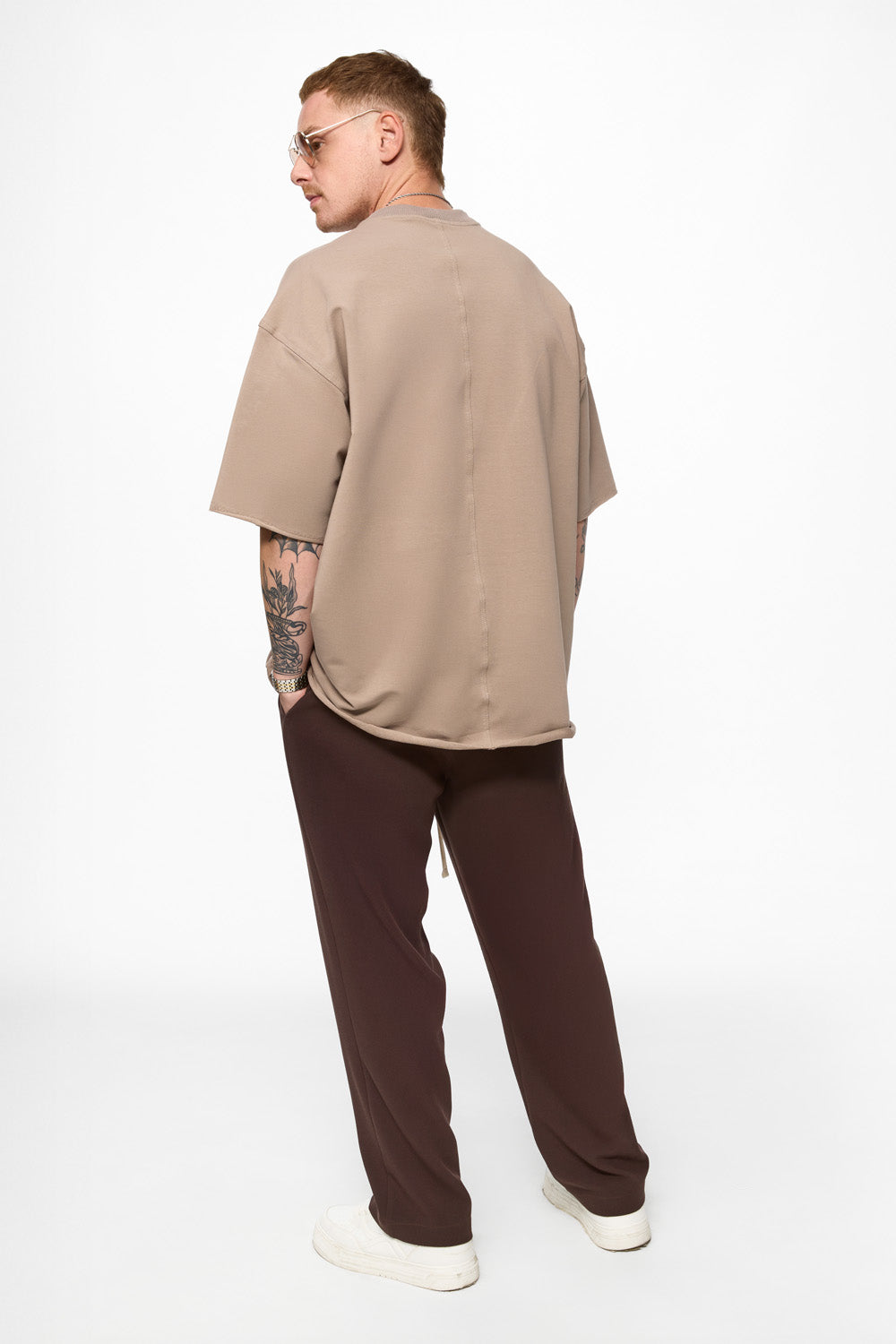 Oversized Beige T-shirt