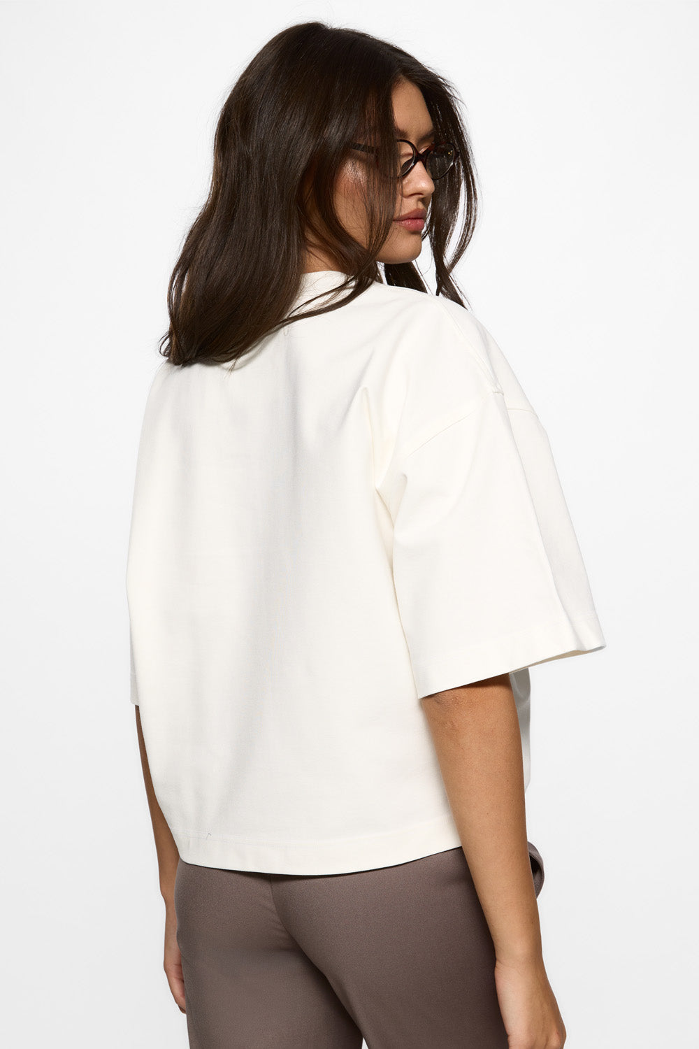 Charmante drukowana koszulka w kolorze Off-White W