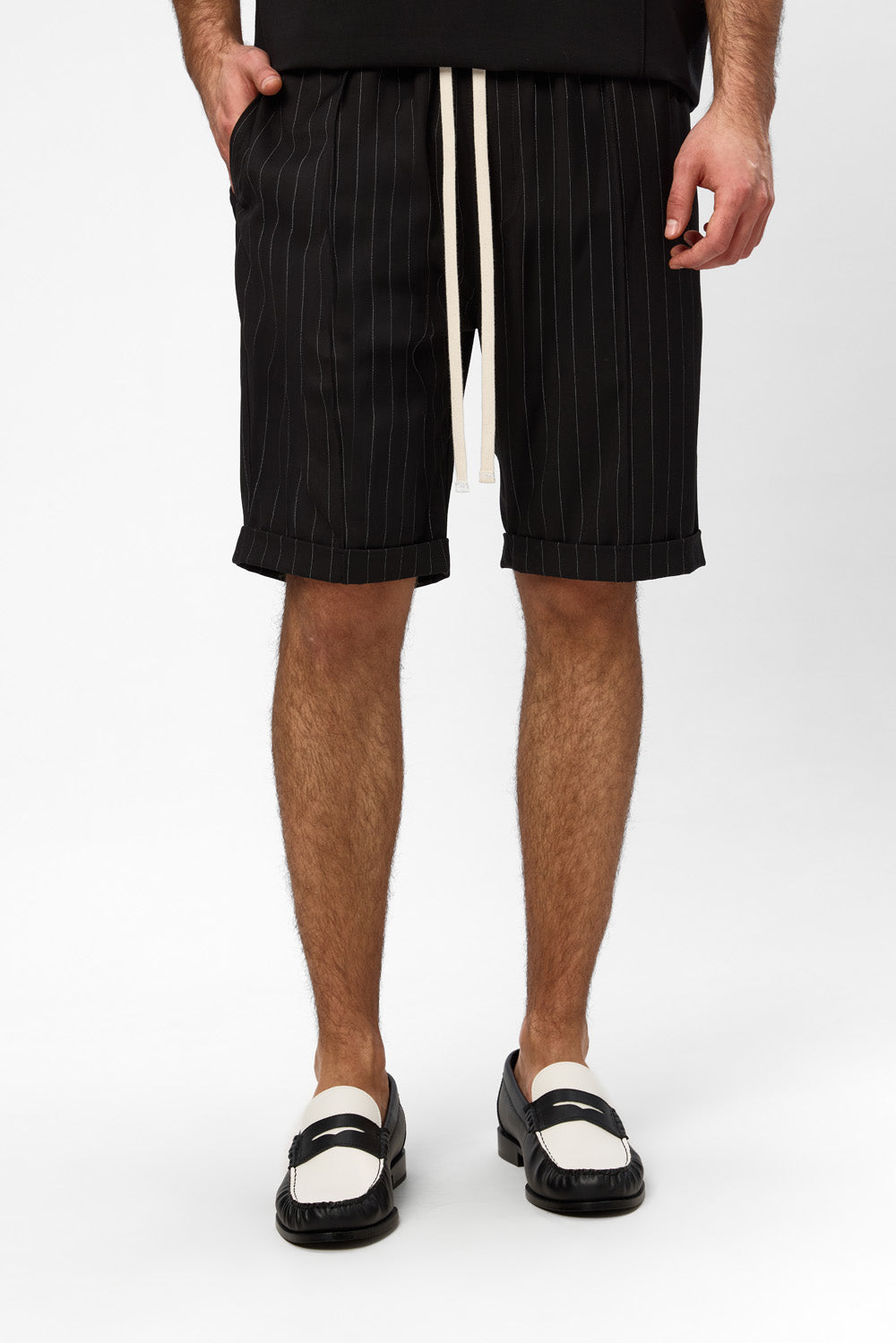 Thomas Vanilla with stripes Cloth Shorts