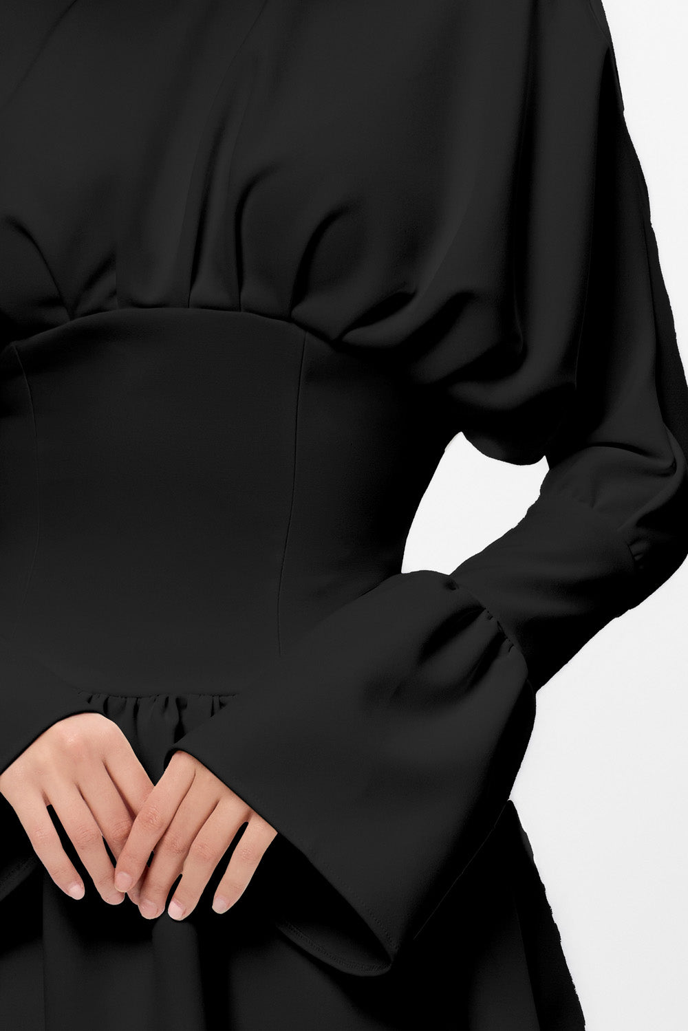Nyssa Cloth Black Dress