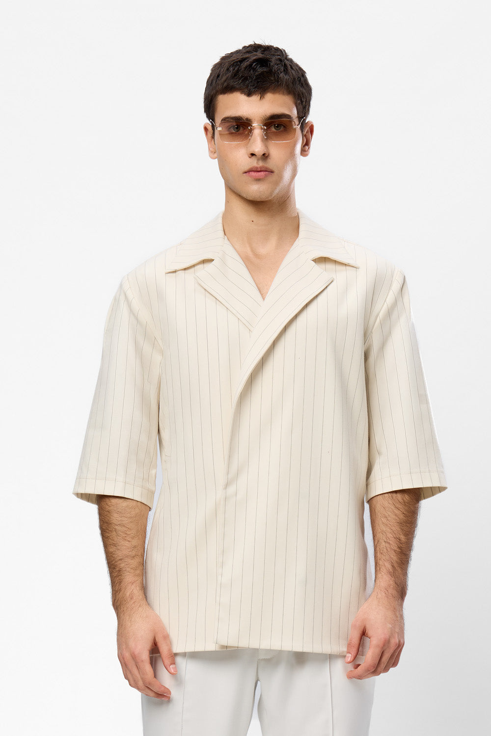 Riviera Vanilla with stripes Cloth Jacket