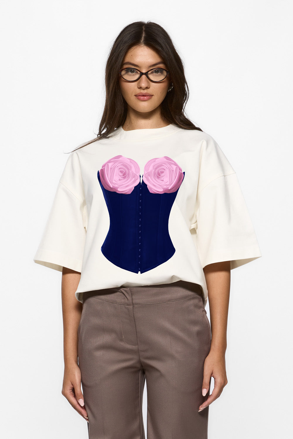 Navy printed Off-White T-shirt
