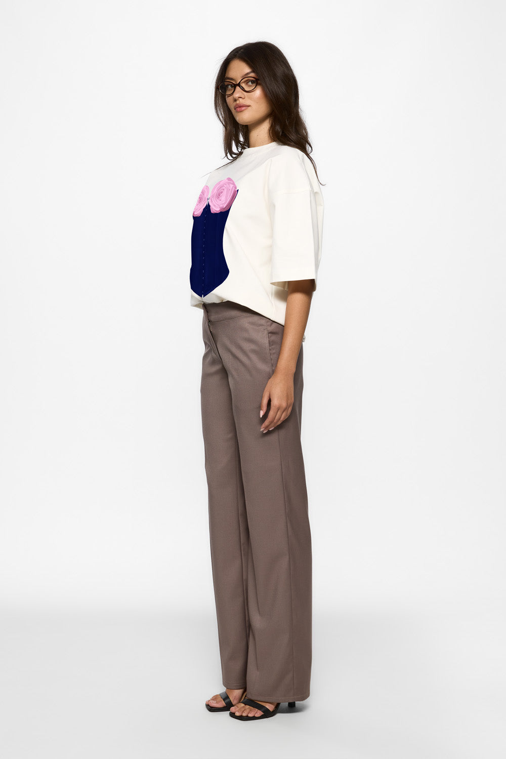 Navy printed Off-White T-shirt