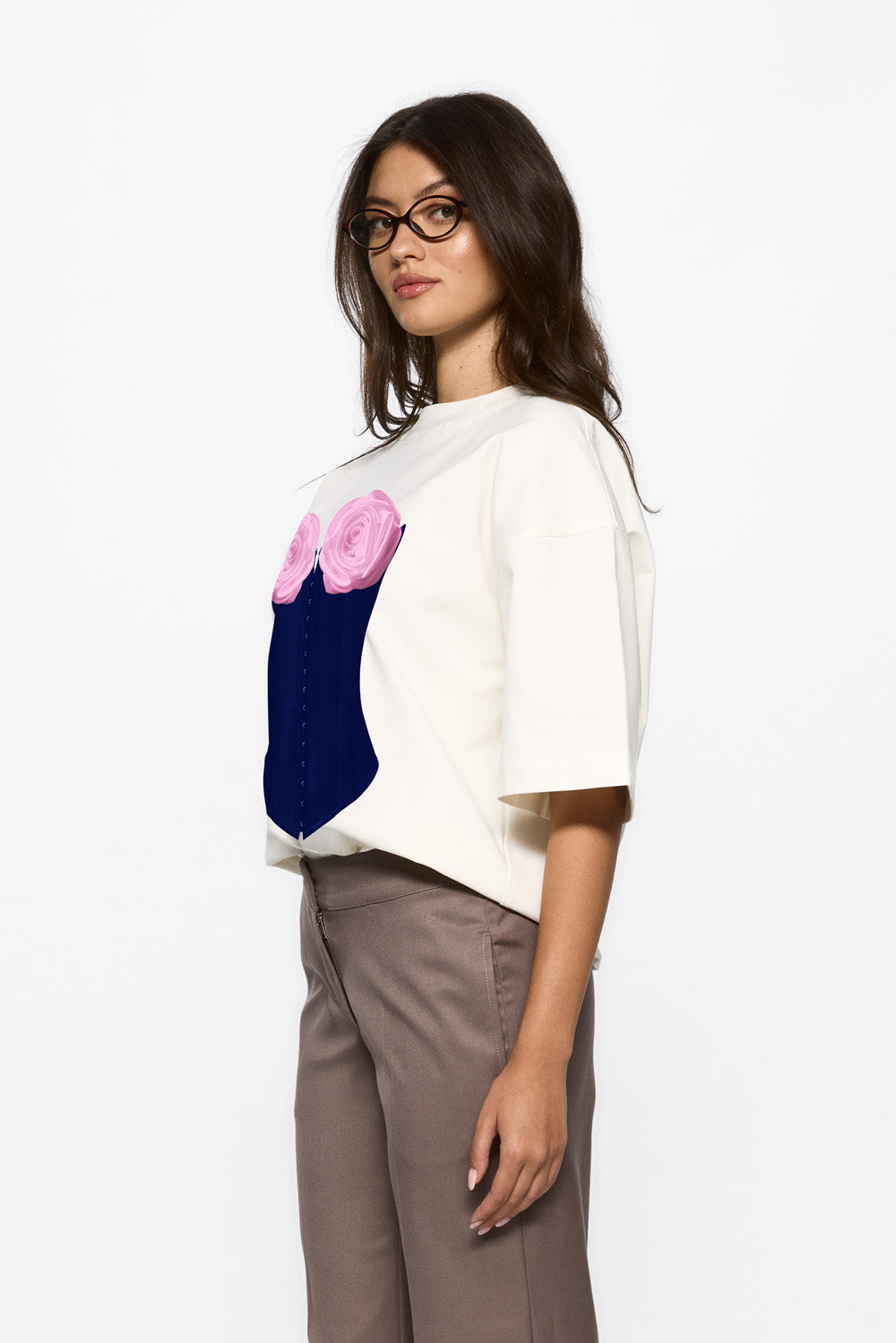 Navy printed Off-White T-shirt
