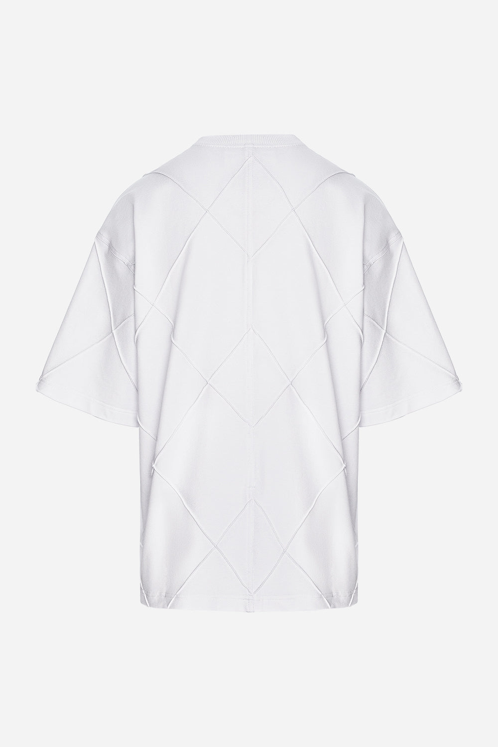 Diamond Oversized Beige T-shirt
