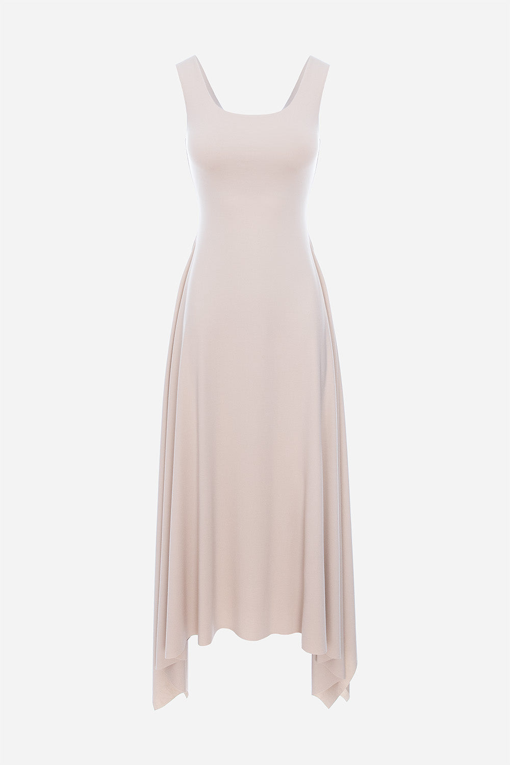 Valencia Asymmetric Black Dress