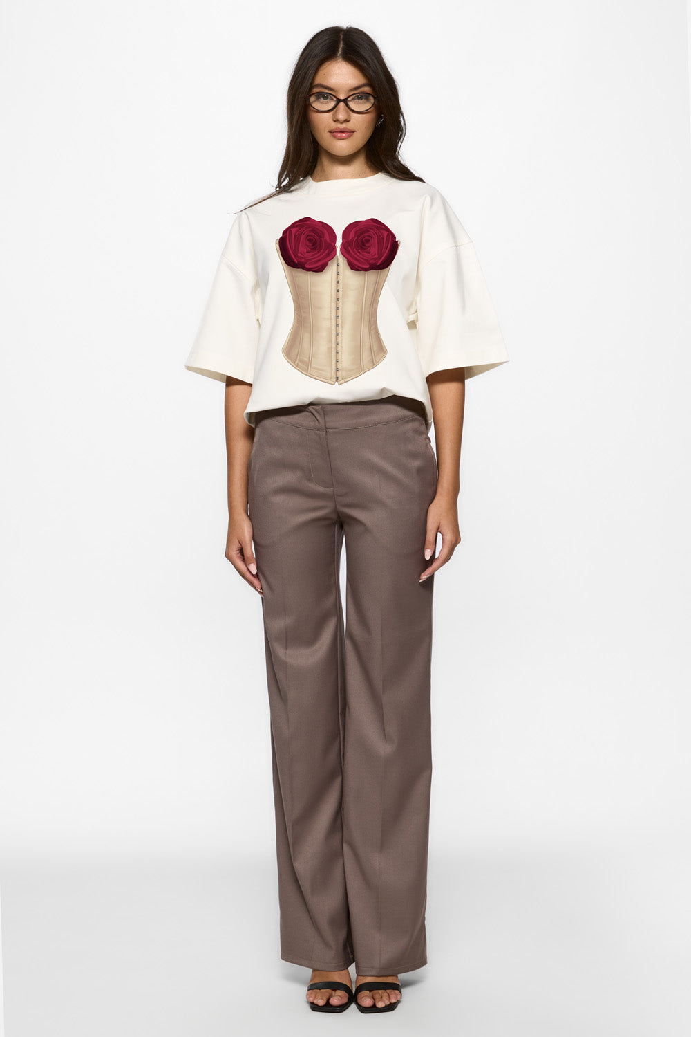 Vanilla printed off-white t-shirt