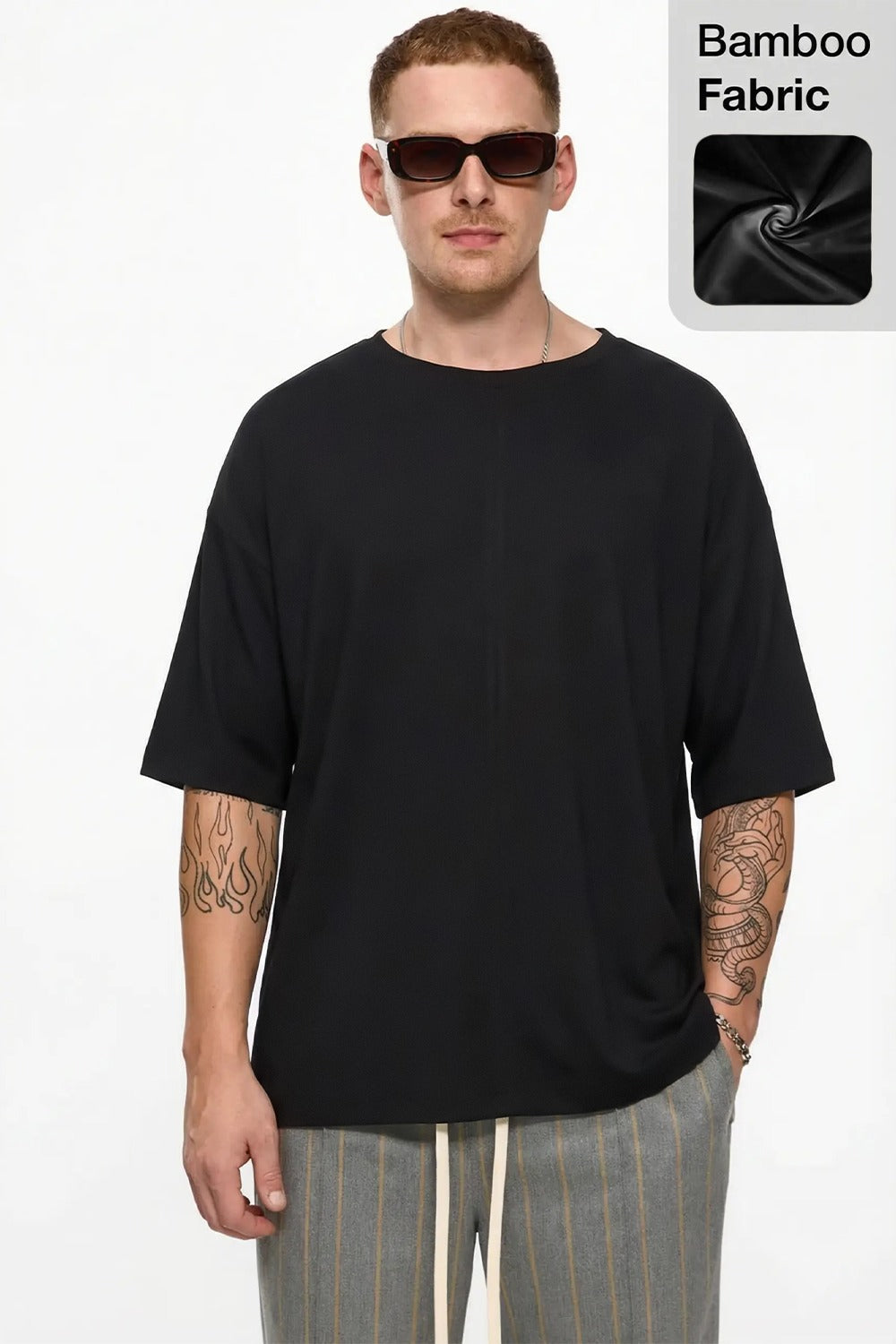 Interlock Super Fine Black T-shirt