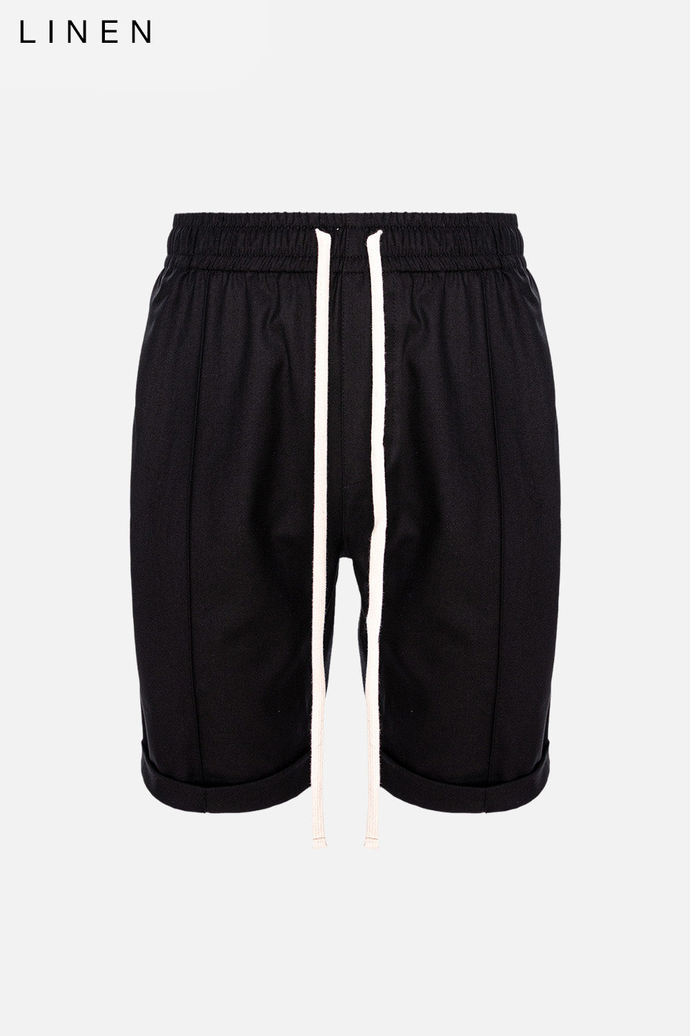 Thomas Beige Linen Shorts