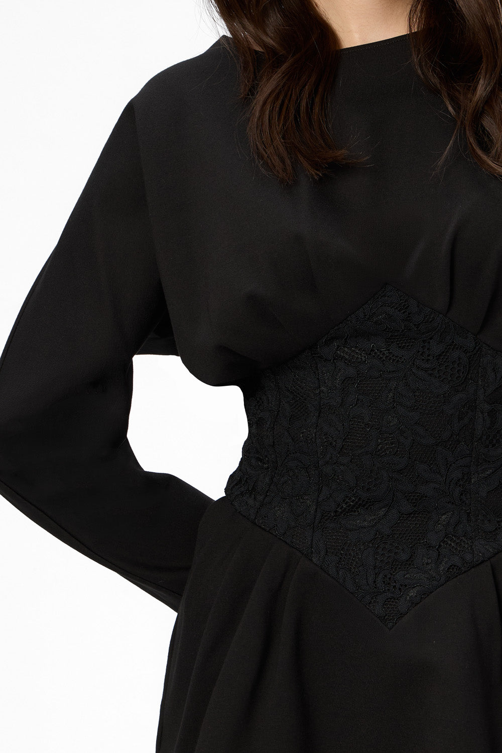 Nyssa Czarna Sukienka dla Kobiet