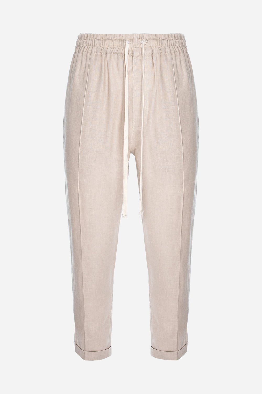 Thom Beige Linen Pants
