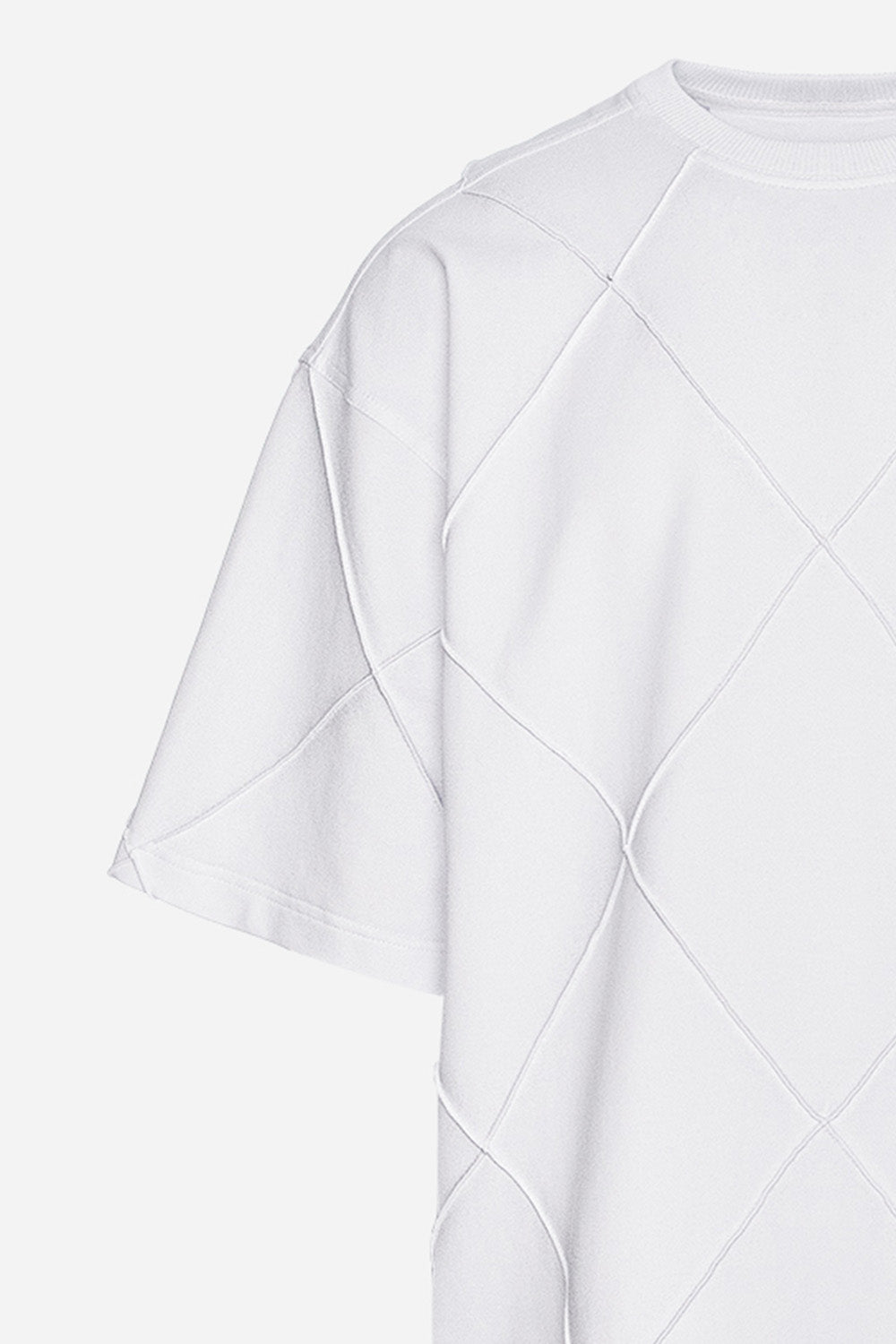 Diamond Oversized Off-White T-shirt